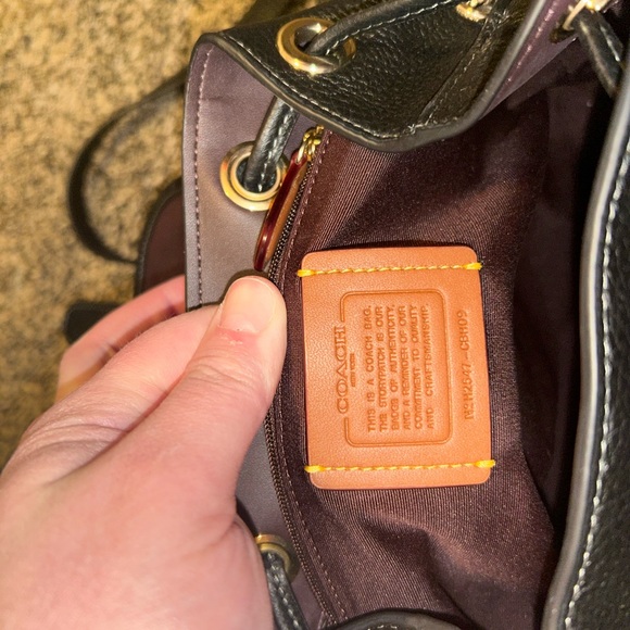 Coach Hadley Black Mini Backpack - Picture 9 of 10